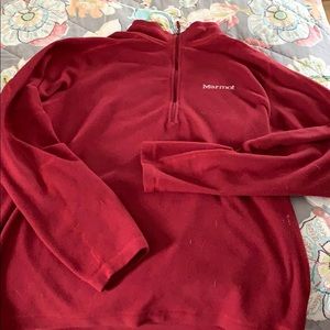 Marmot men’s large red Polartec fleece